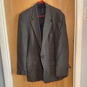 Oak Creek for Dillard's Classic Gray &Black Herringbone Men's Blazer
